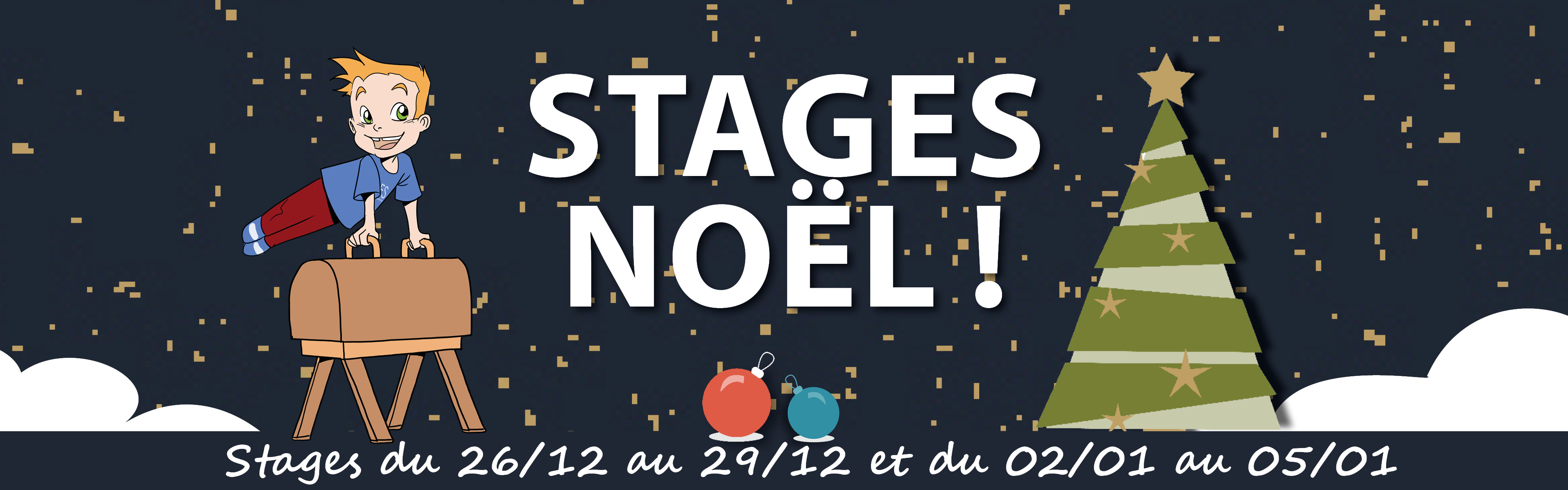 Réservez votre stage pour les congés de Noël !