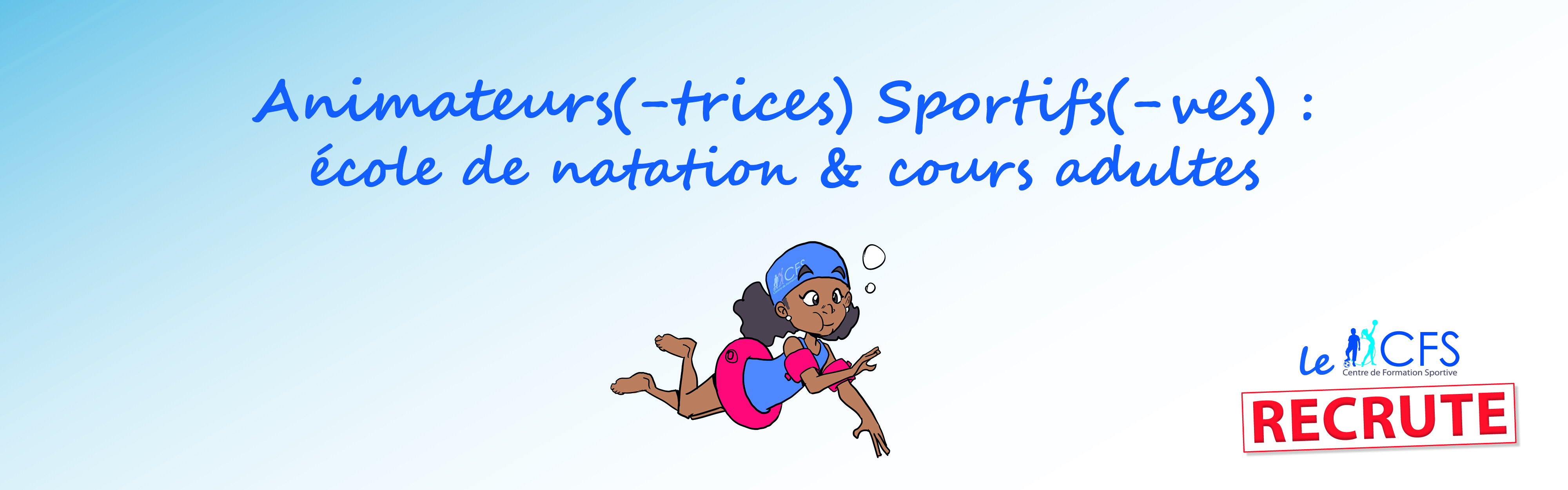 Animateur(-trice) Sportif(-ve) : Ecole de natation et cours adulte à Bierges