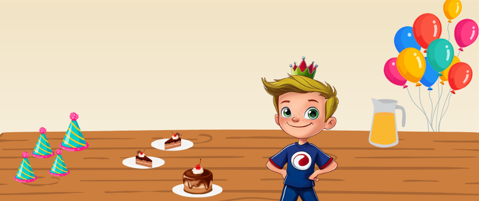 Viens fêter ton anniversaire avec nous !