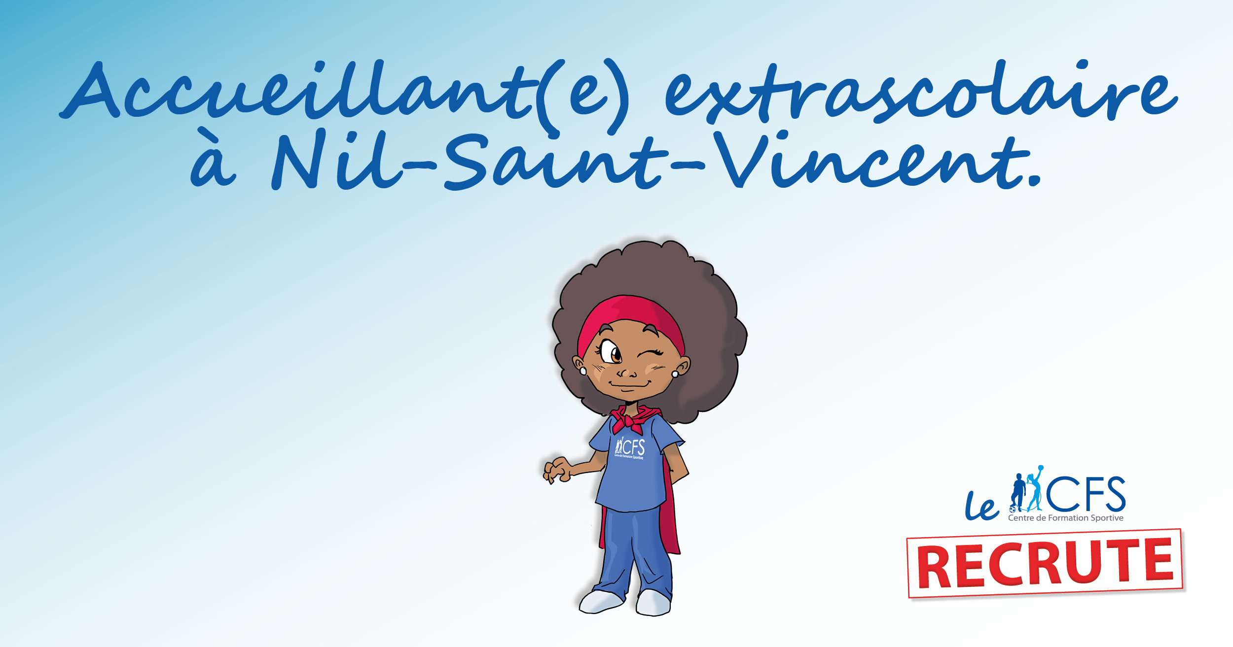 Accueillant(e) extrascolaire à Nil-Saint-Vincent.